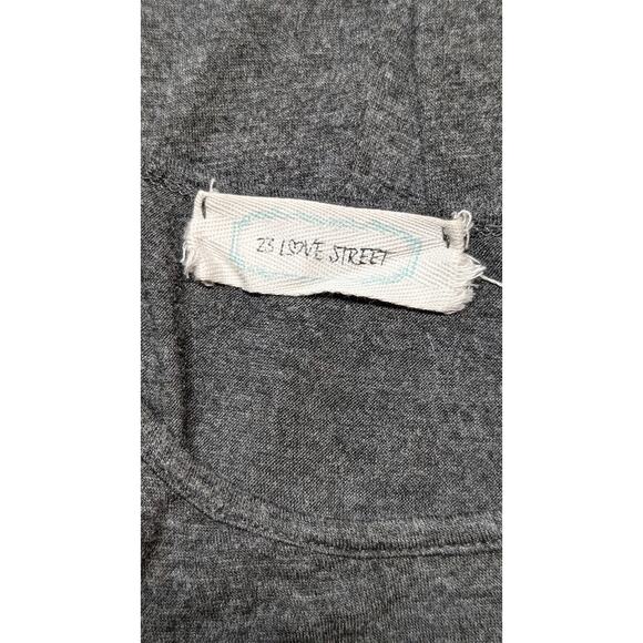 23 Love Street Cold Shoulder Tank Top Elephant Short Sleeve Boho Shirt Medium - Picture 5 of 6